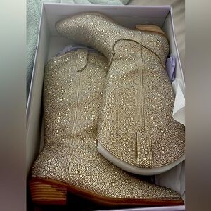 Madden girl rhinestone boots